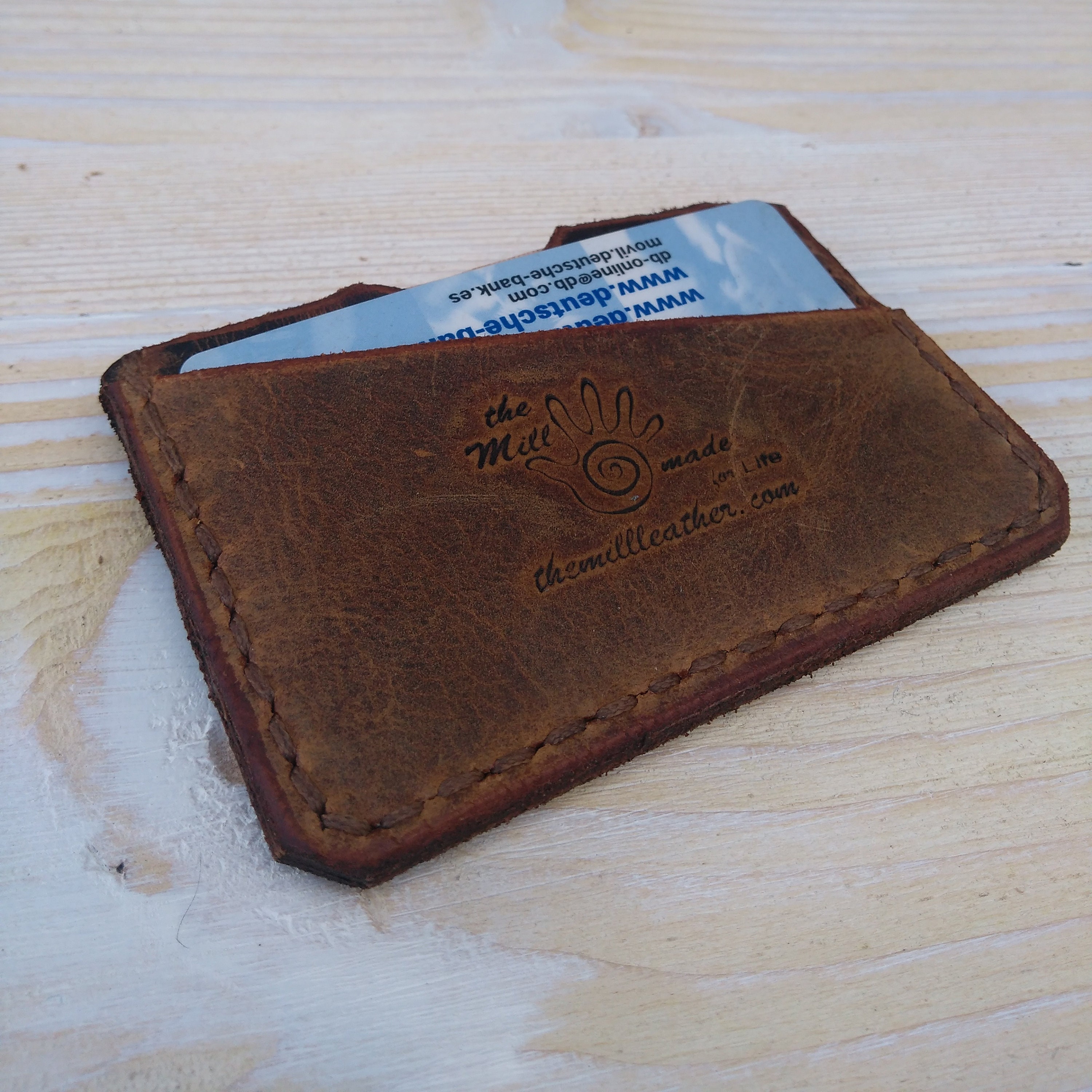 Slim Leather Wallet Minimalist Wallet Card Wallet Men S