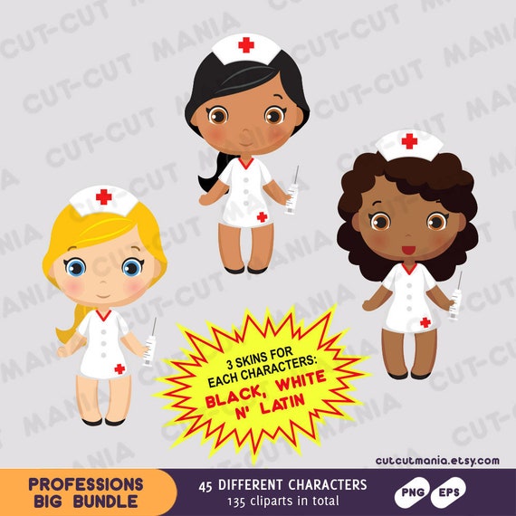 Download Professions Big Bundle Clipart Job Occupation Clipart Etsy