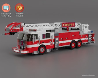 lego custom fire truck