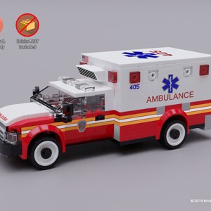 Lego custom sale ambulance