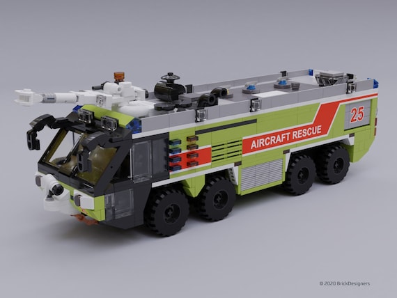 Stickers Instructions to Build a Custom Airport Crash Tender NO LEGO BRICKS Included Please Read Description Etsy Canada