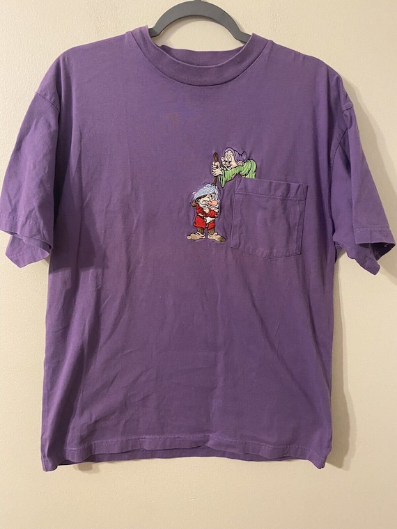 VTG 1990s The Disney Store Pocket Tee T-Shirt Seve