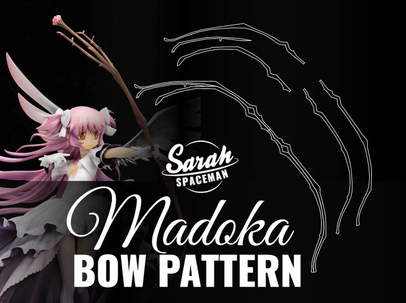 Madoka EVA Foam Cosplay Bow Pattern | Puella Magi Madoka Magica