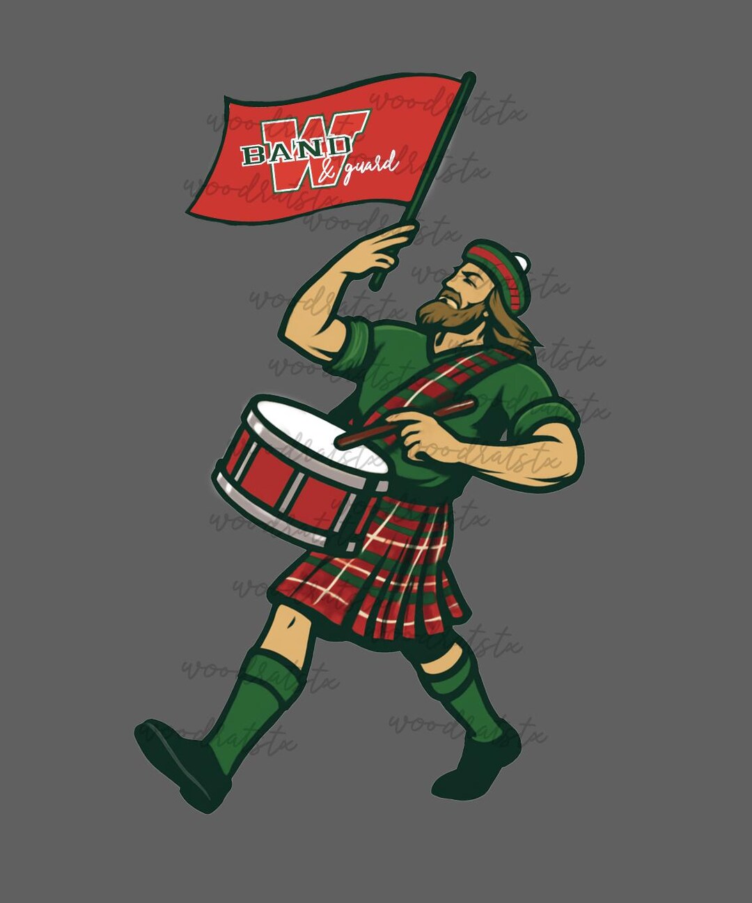 Twhs Color Guard The Woodlands High, TWHS, Highlanders, TWHS Band & Guard - Etsy