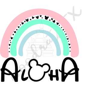 Aloha Rainbow SVG