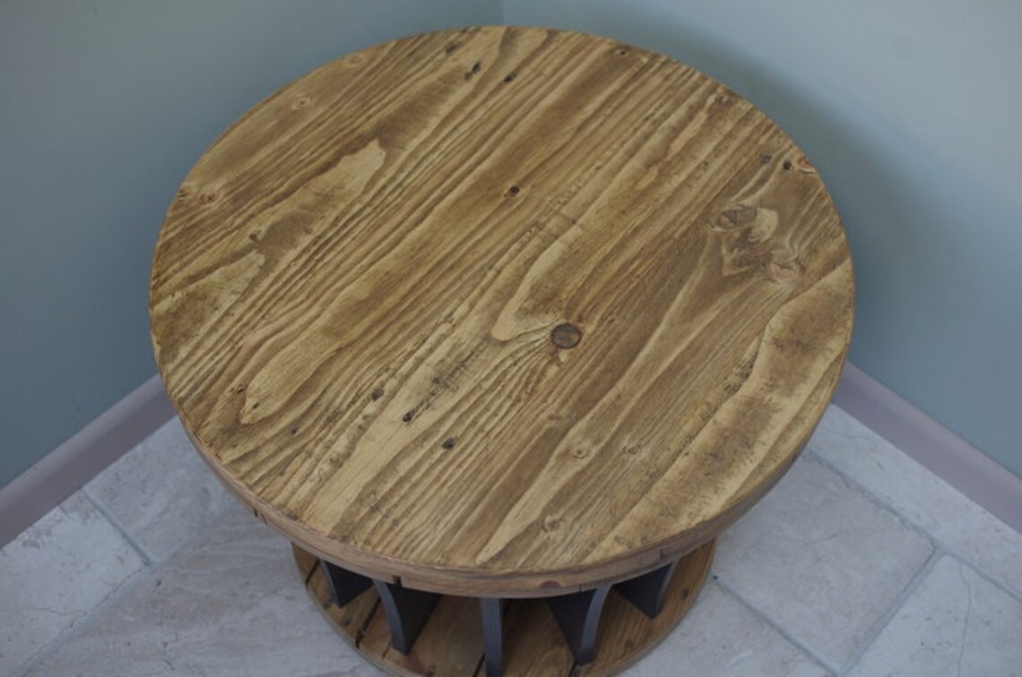 Cable Drum Coffee Table - Etsy