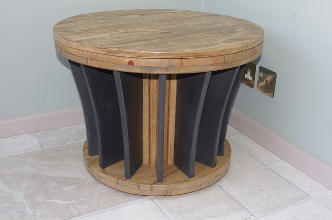 Cable Drum Coffee Table - Etsy