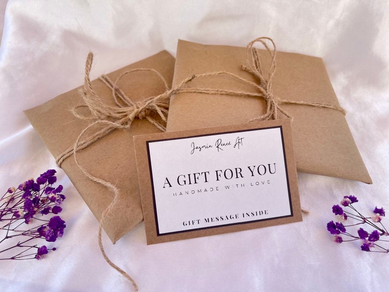 Gift Wrapping Option - Jasmin Renee Art - Gift Wrapping in Kraft Paper with Free Gift Message