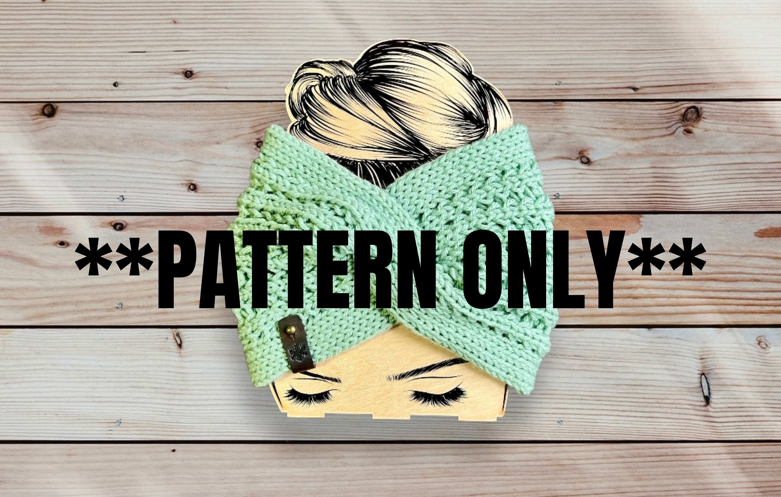 Bella & Brin Ear Warmer PATTERN for Circular Knitting Machines Etsy