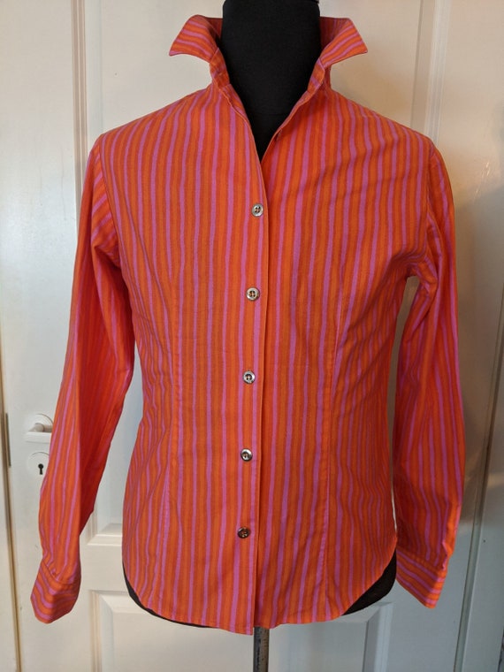 Womens Marimekko Jokapoika Cotton purple-orange-re