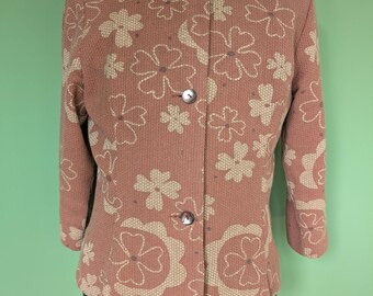 Chaqueta GUDRUN SJODEN de mezcla de lana con estampado floral multicolor Talla pequeña