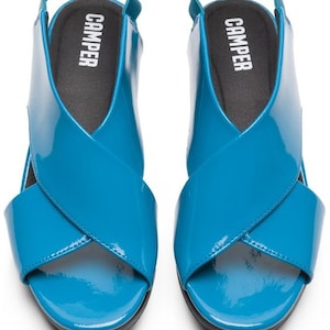 CAMPER lacquer leather BALLOON shoes size EU38/US8/UK5