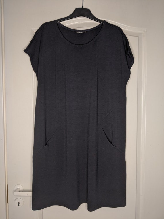 MARIMEKKO true Black wool blend LILETTE Dress /Tun