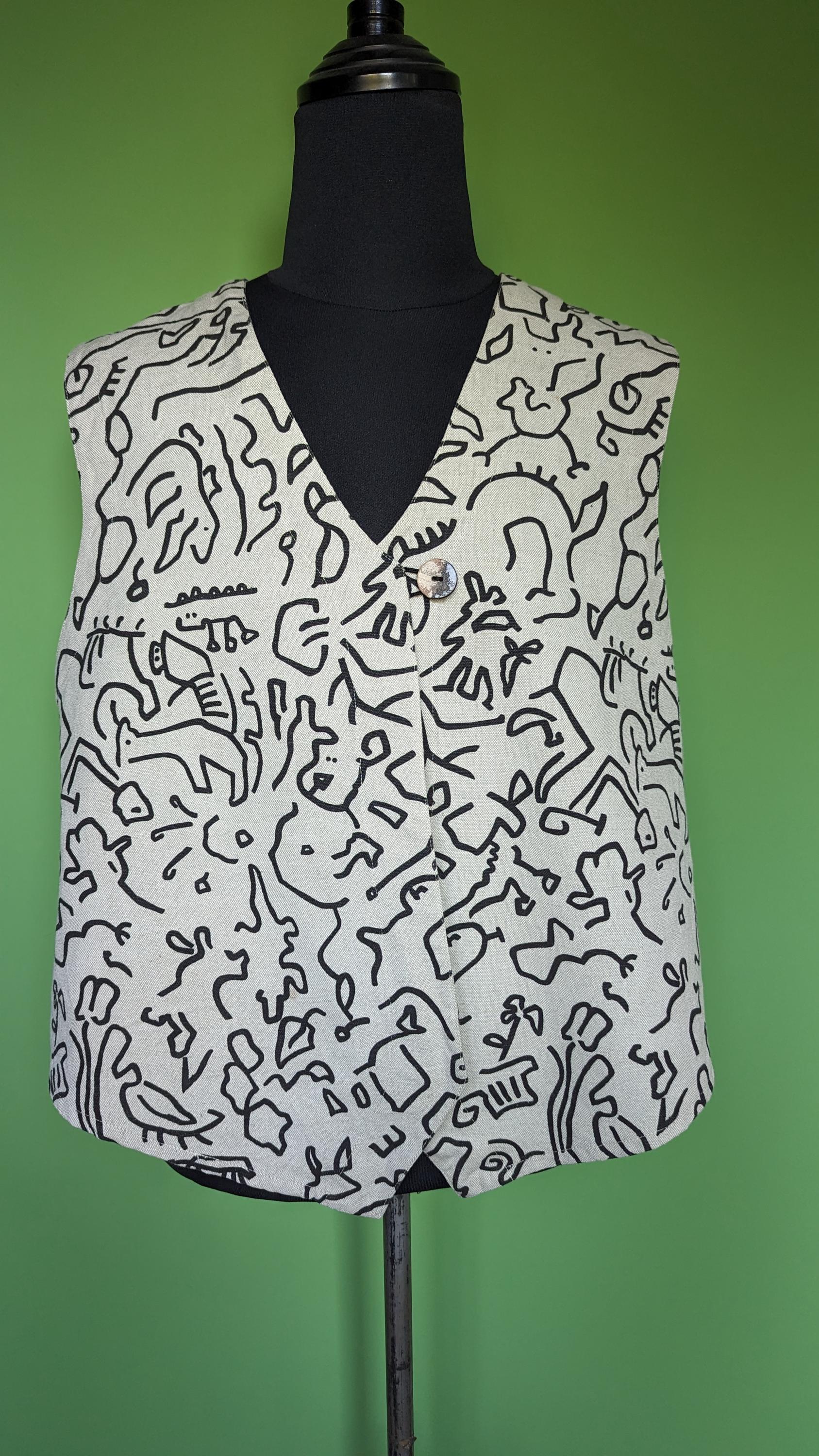 Gilet Donna In Lino, Scollo A V, Senza Maniche – Leggero E Perfetto Per Primavera/estate