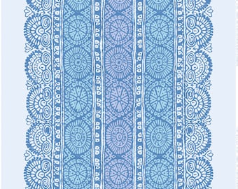 Marimekko vintage fabric / tablecloth / curtain- DOMBRA by Maija & Kristina Isola Finland 1960/2006