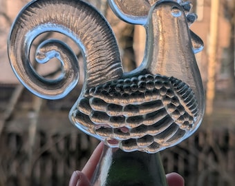 Kosta Boda Hen/chicken, Designed by Bertil Vallien in the 70s - Etsy