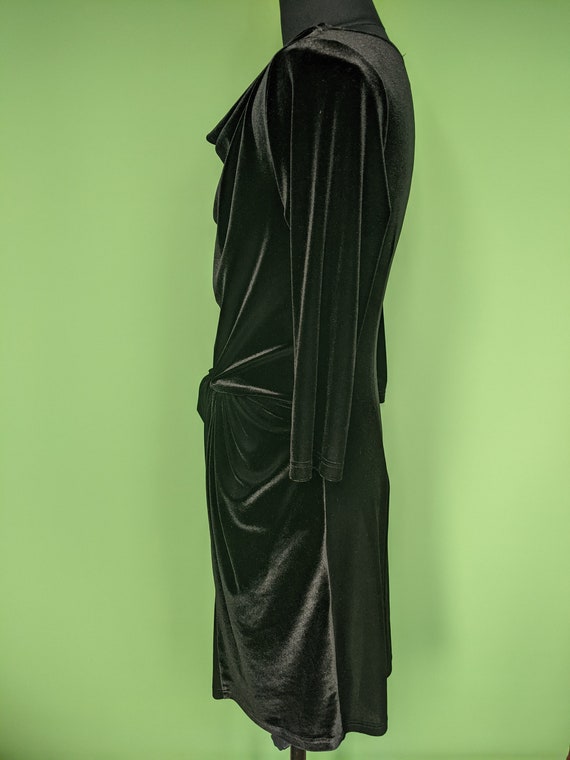 ILSE JACOBSEN Hornbæk black velour dress Size M - image 6