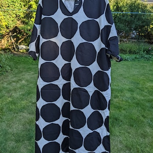 MARIMEKKO X Uniqlo Oversize Linen-cotton KIVET Kaftan Dress Size XL - Etsy