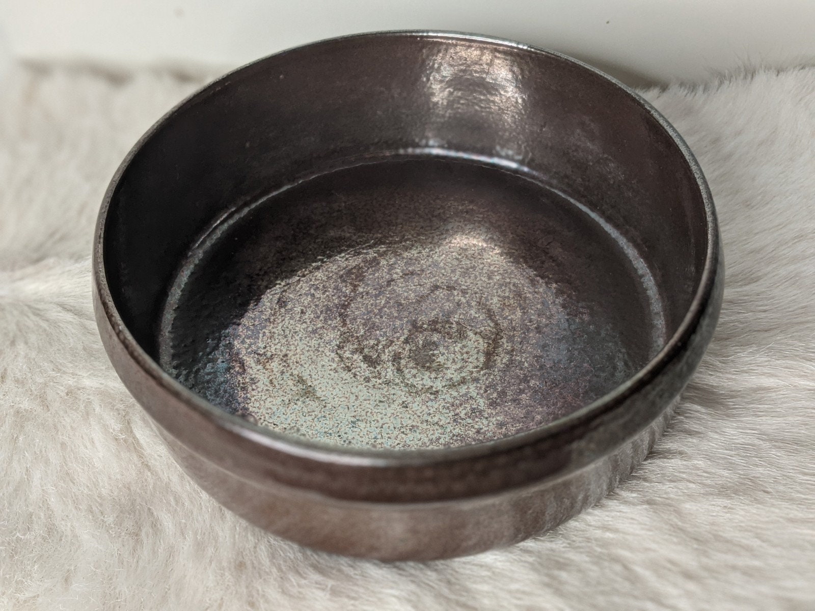 VINTAGE Rörstrand PERU Luster Glaze ceramic Ovensafe Dish by Marianne Westman
