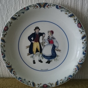 Rorstrand Swedish National Costumes Porcelain Plate Dalsland Sweden