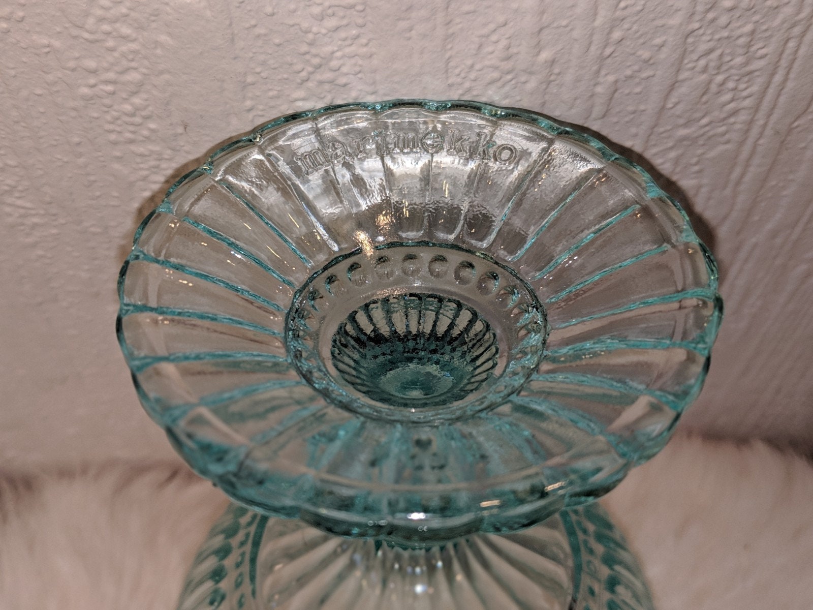Vintage Iittala Maribowl Mariskooli Marimekko Glass Bowl