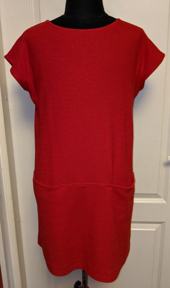 MARIMEKKO Red cotton-wool Kaipuu Dress /Tunic by M