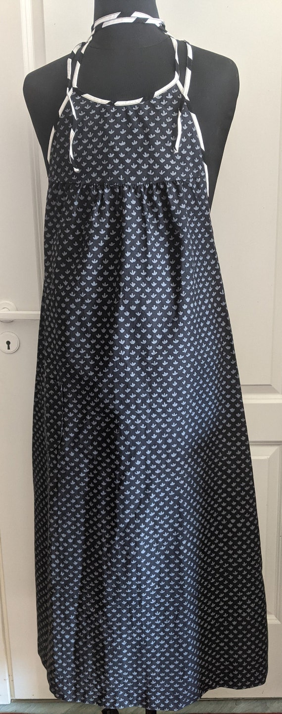 MARIMEKKO vintage halter style cotton dress size … - image 10