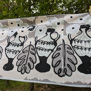 Vintage MARIMEKKO AMFORA Cotton Fabric by Maija Isola Finnish Design 1949”