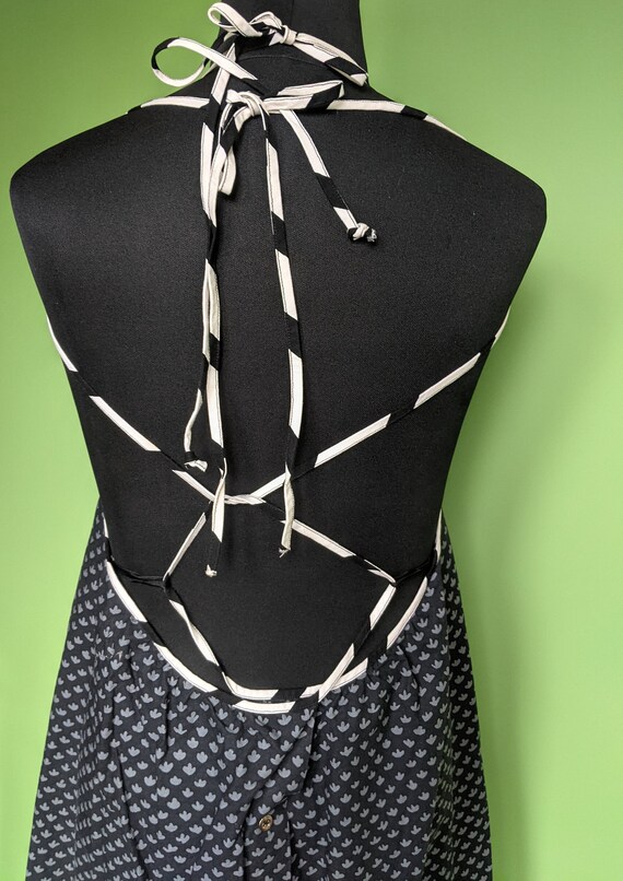 MARIMEKKO vintage halter style cotton dress size … - image 8