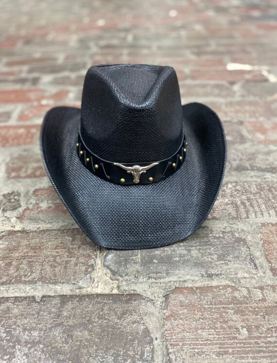 Chapeau De Cow-boy En Paille Personnalisable - Texas