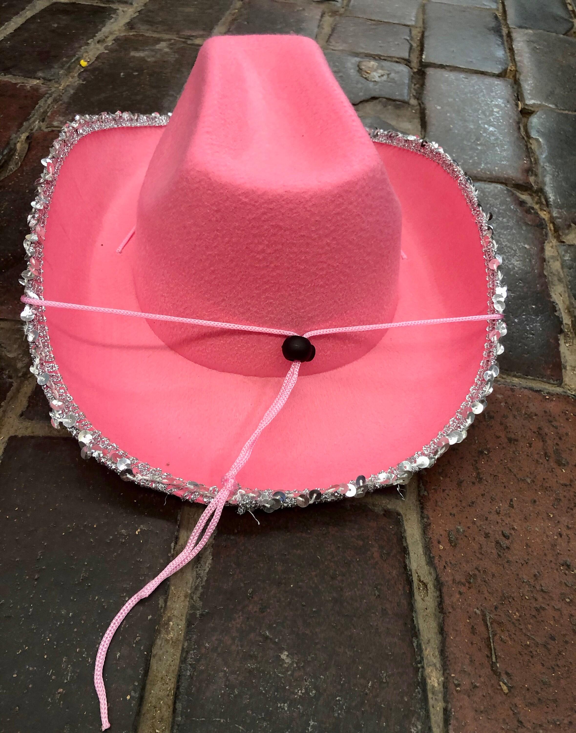 Adult Cowgirl Hat breast Cancer 