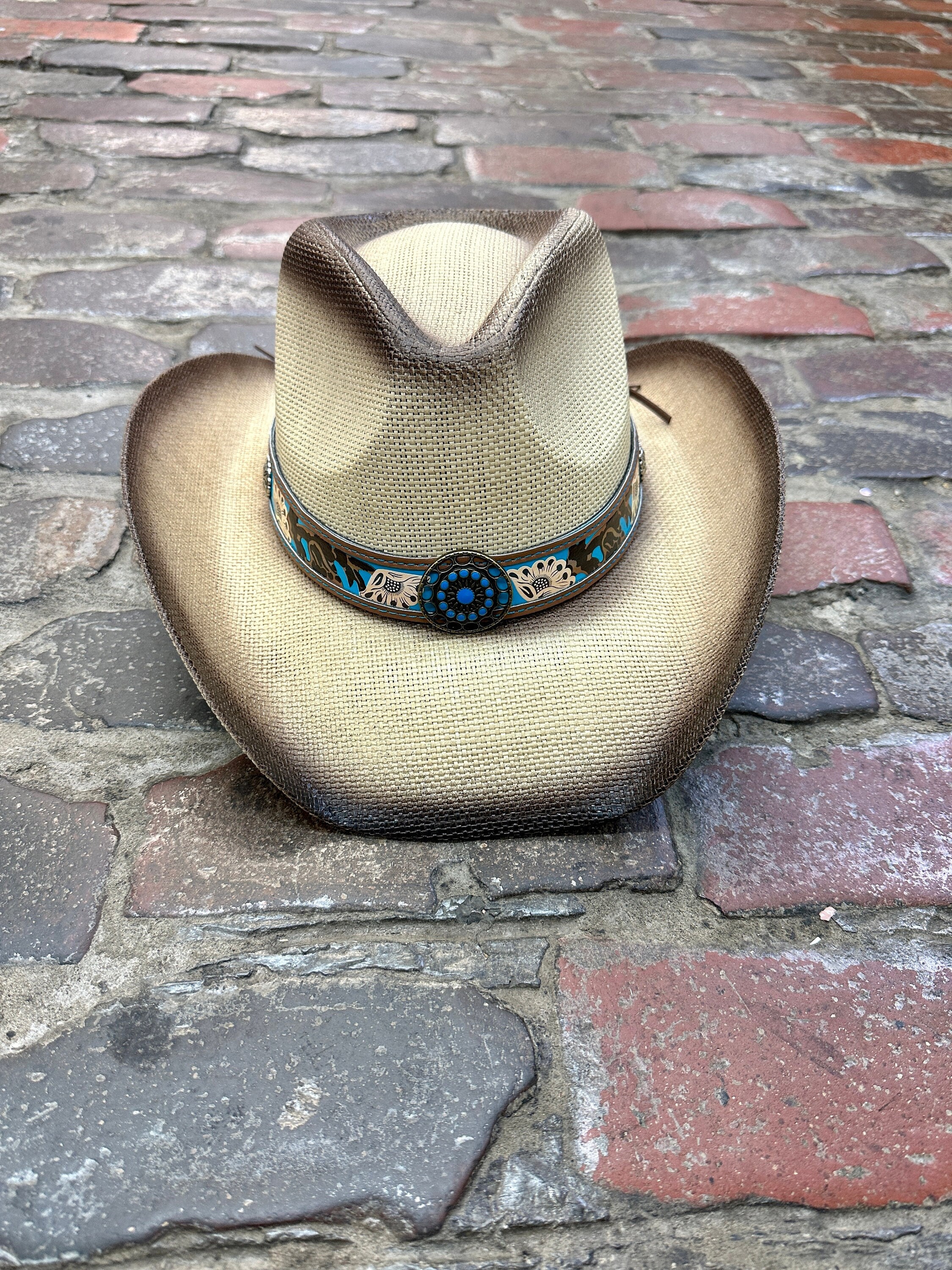 Straw Cowboy Hat | Shapeable Cowboy Hat | Cowboy Hat With 