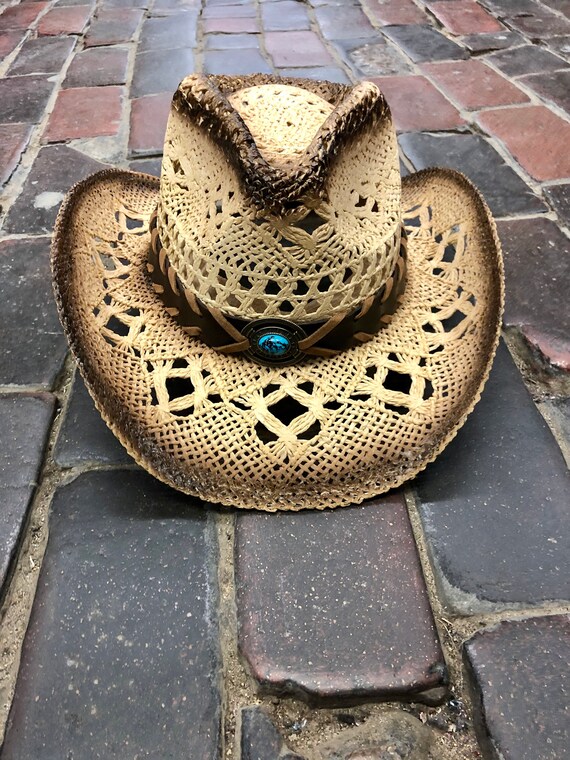 Straw Cowboy Hat | Shapeable Cowboy Hat | Cowboy Hat With  display picture 2