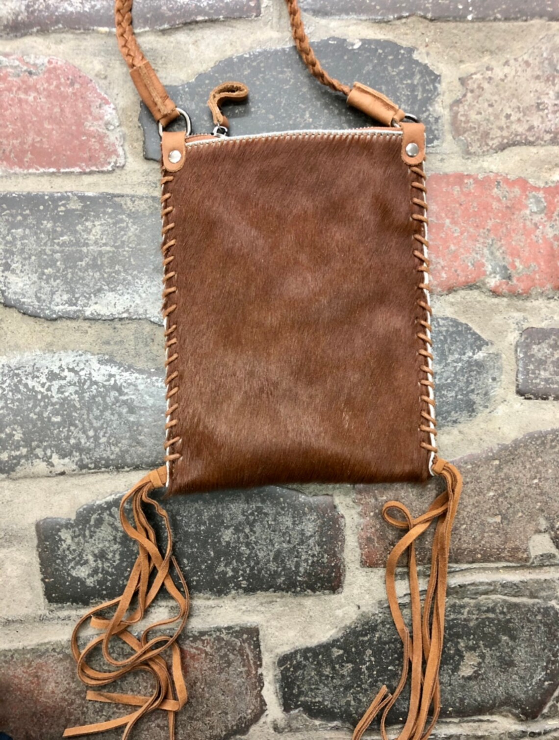 Cowhide Crossbody Purse Hand Tooled Leather Purse Gift for Etsy