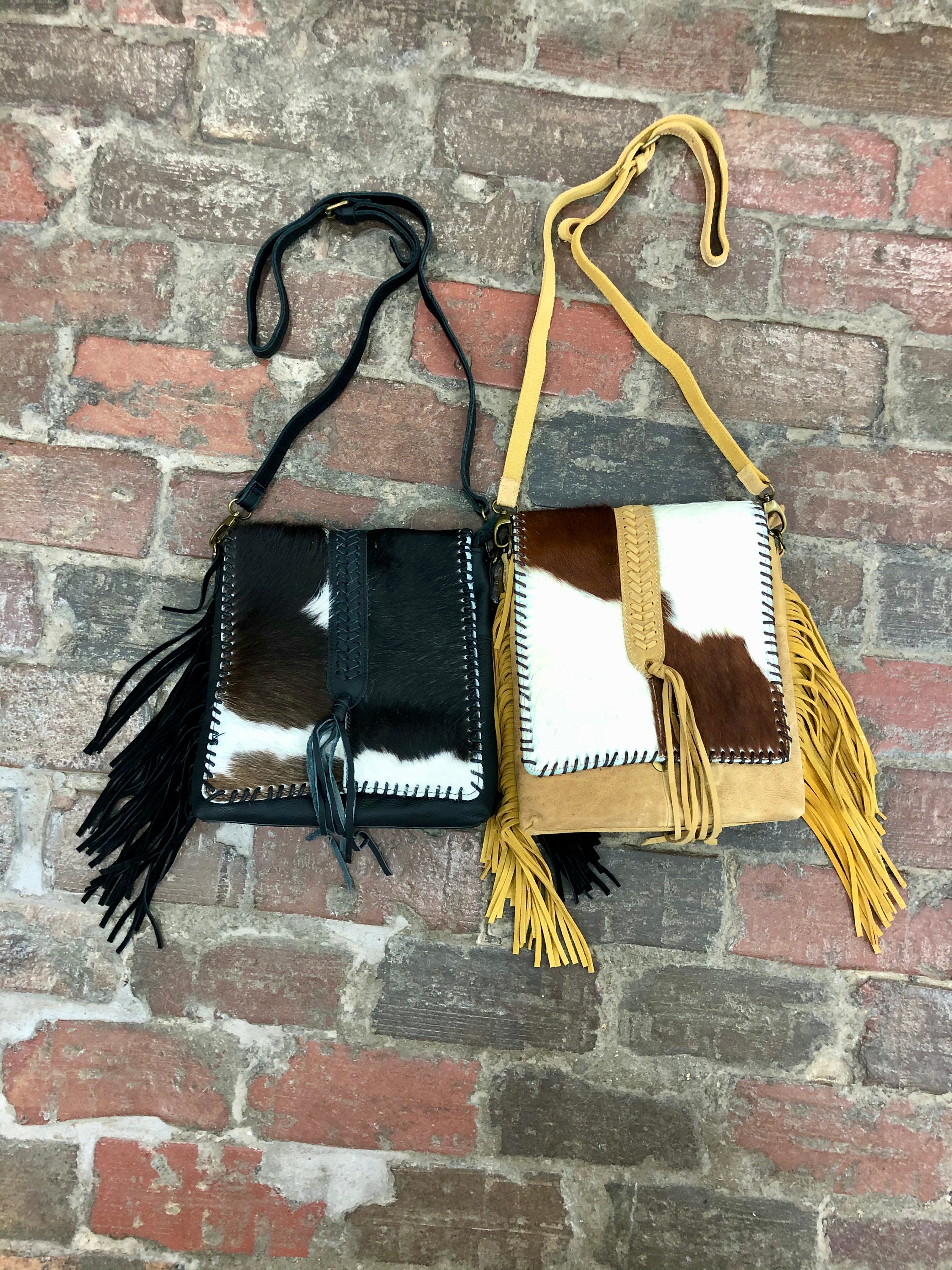 Cowhide Crossbody Purse Hand Tooled Leather Purse Gift For Etsy