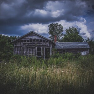 Abandoned house - color photography print