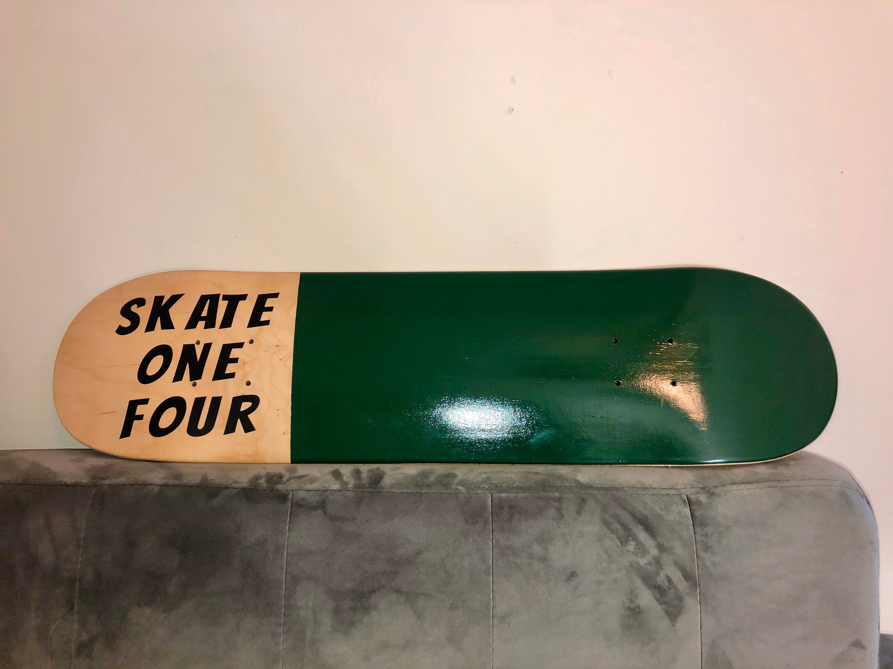 Hand Painted Skateboard/ Spray Paint Skateboard Deck/ Wall Art Etsy