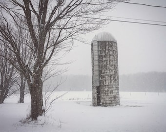 Snowy Silo