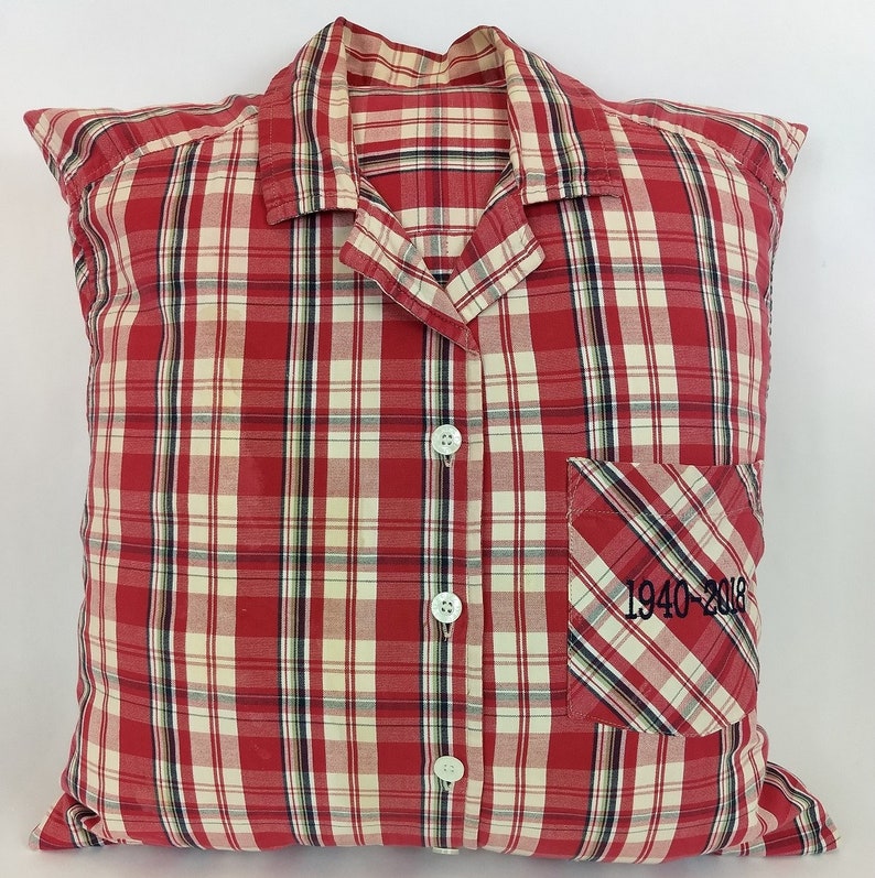 Tshirt Pillows Made From Old Clothing Etsy