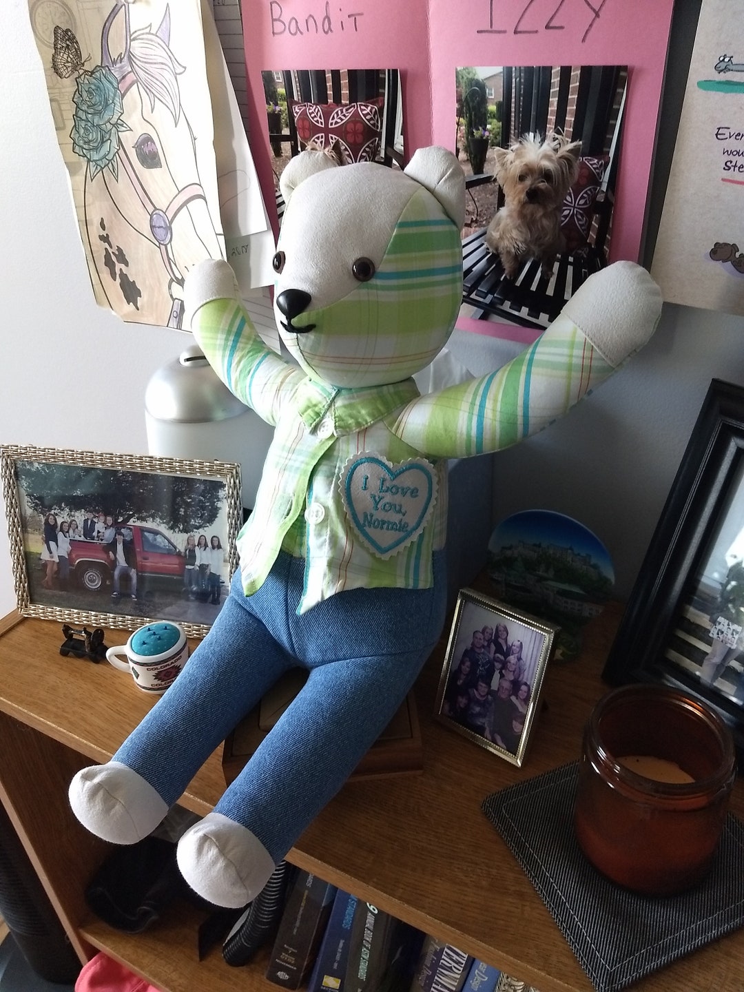 Memory Bears Made From Loved Ones Clothing - Etsy