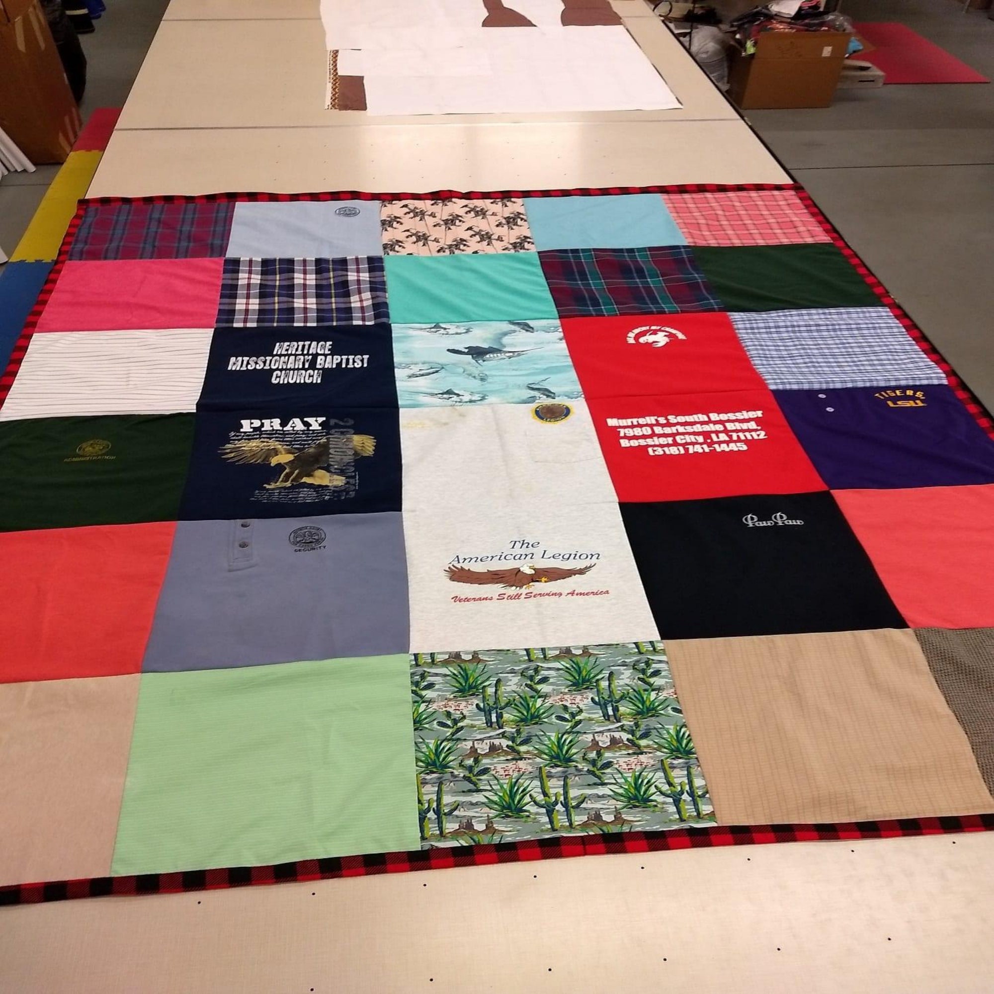 Blankets made from old tshirts with fleece backing Etsy