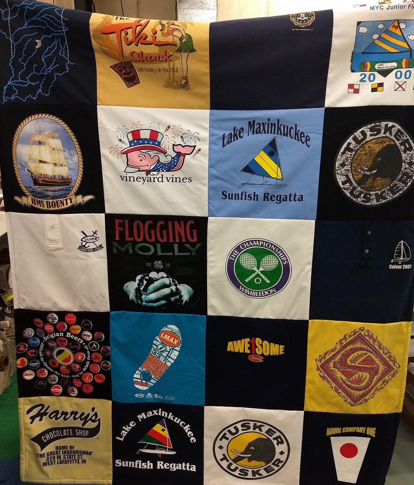 Custom Blankets made from tshirts jerseys an other shirts Etsy