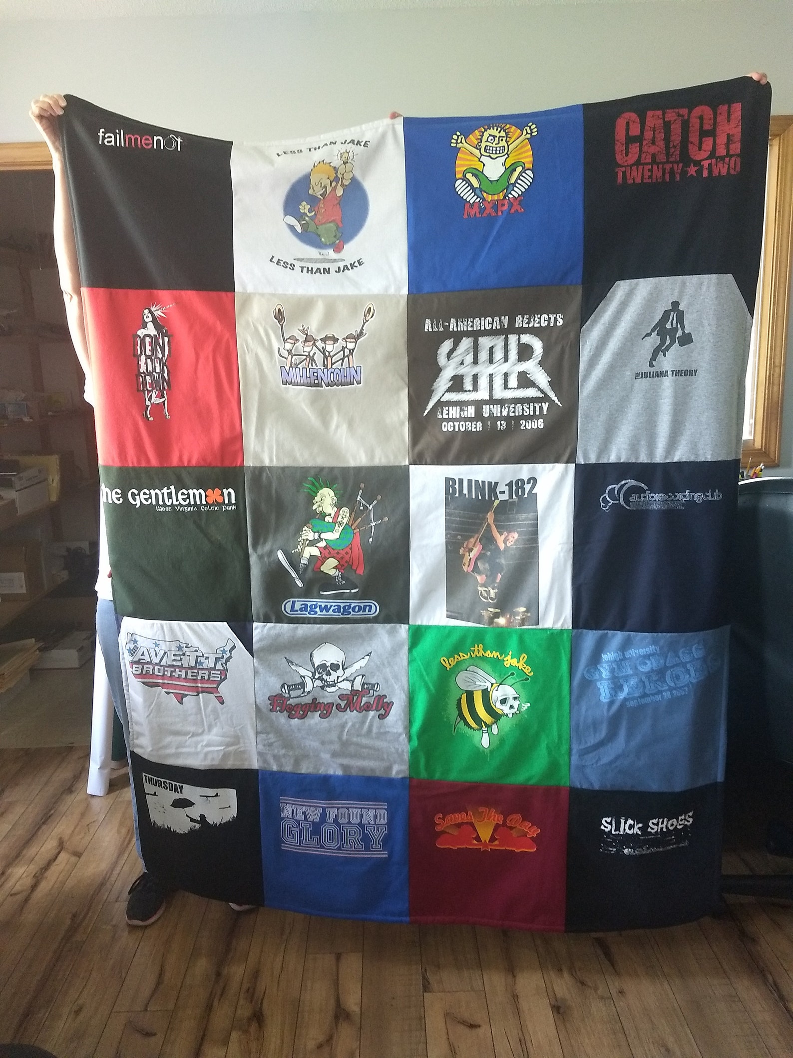 Custom Blankets made from tshirts jerseys an other shirts Etsy