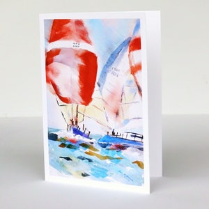 Segelboote Racing Karte