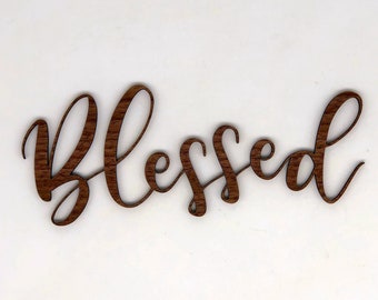 Blessed Cutout - SVG vector pattern for laser cutting