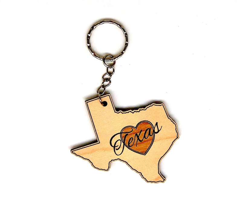 Download Heart of Texas Keychain SVG vector pattern for laser ...