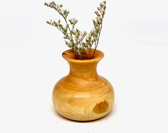 houten vaas, twijg pot, twijg vaas, met de hand gedraaid, ambachtelijk handgemaakt, cipress hout, rustieke home decor, display art, draaibank, vijfde verjaardag cadeau