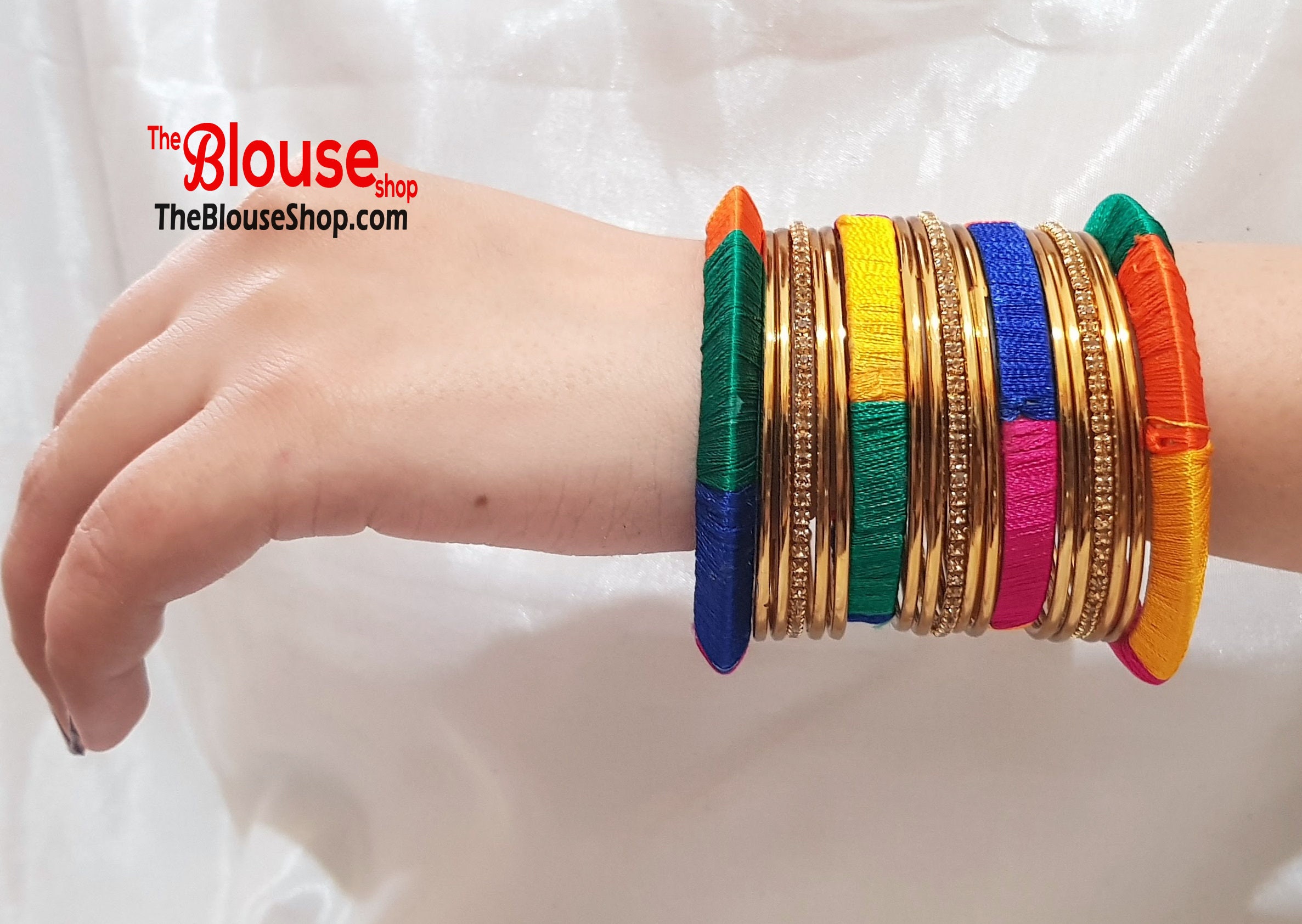 New model hot sale thread bangle designs
