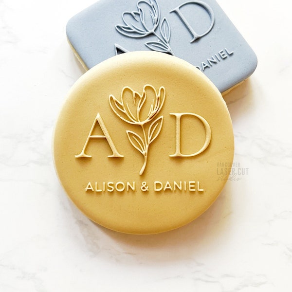 Custom Wedding Fondant Embosser Etsy