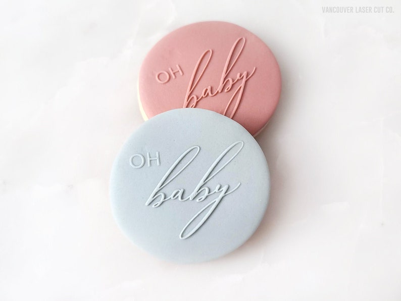 Oh Baby Cookie Fondant Embosser Stamp Cookie Stamp Baby Etsy